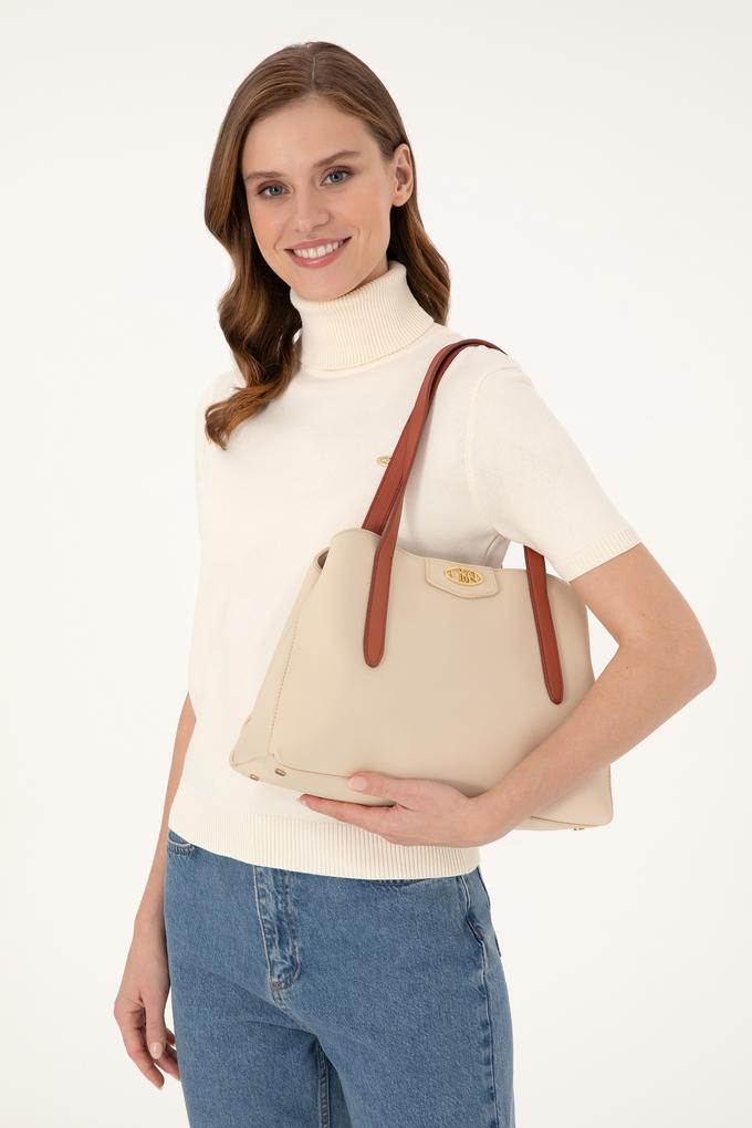 Kadın Krem Kol Çantası