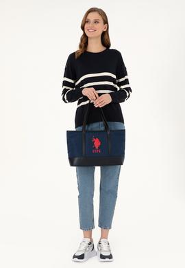 Kadın Lacivert Kapitone Kol Çantası - 50300299001