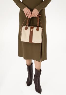 Kadın Krem Kanvas Kol Çantası - 50300317001