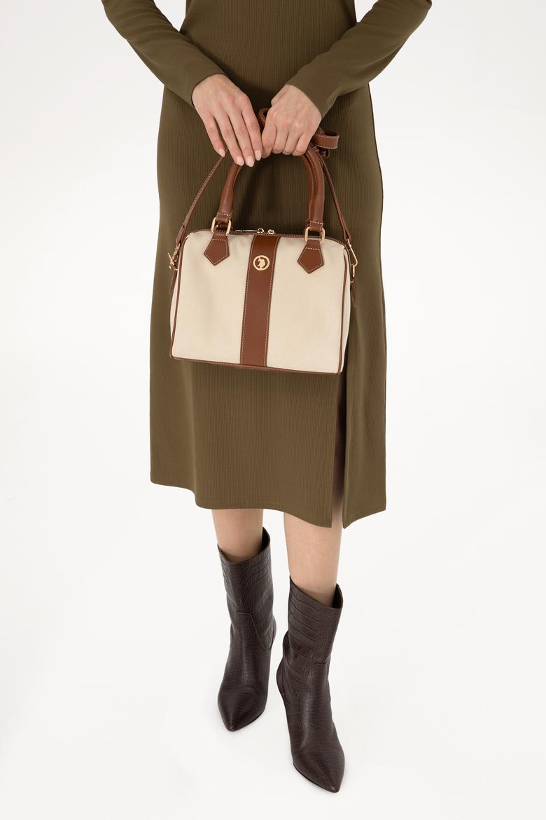 Kadın Krem Kanvas Kol Çantası - 50300317001