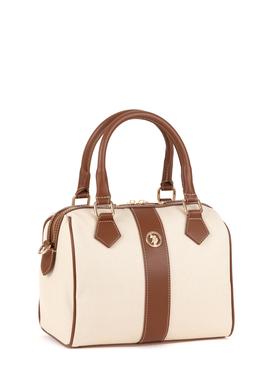 Kadın Krem Kanvas Kol Çantası - 50300317001