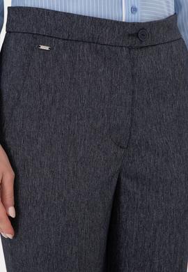 Kadın İndigo Slim Flare Fit Kanvas Pantolon - 50290884005