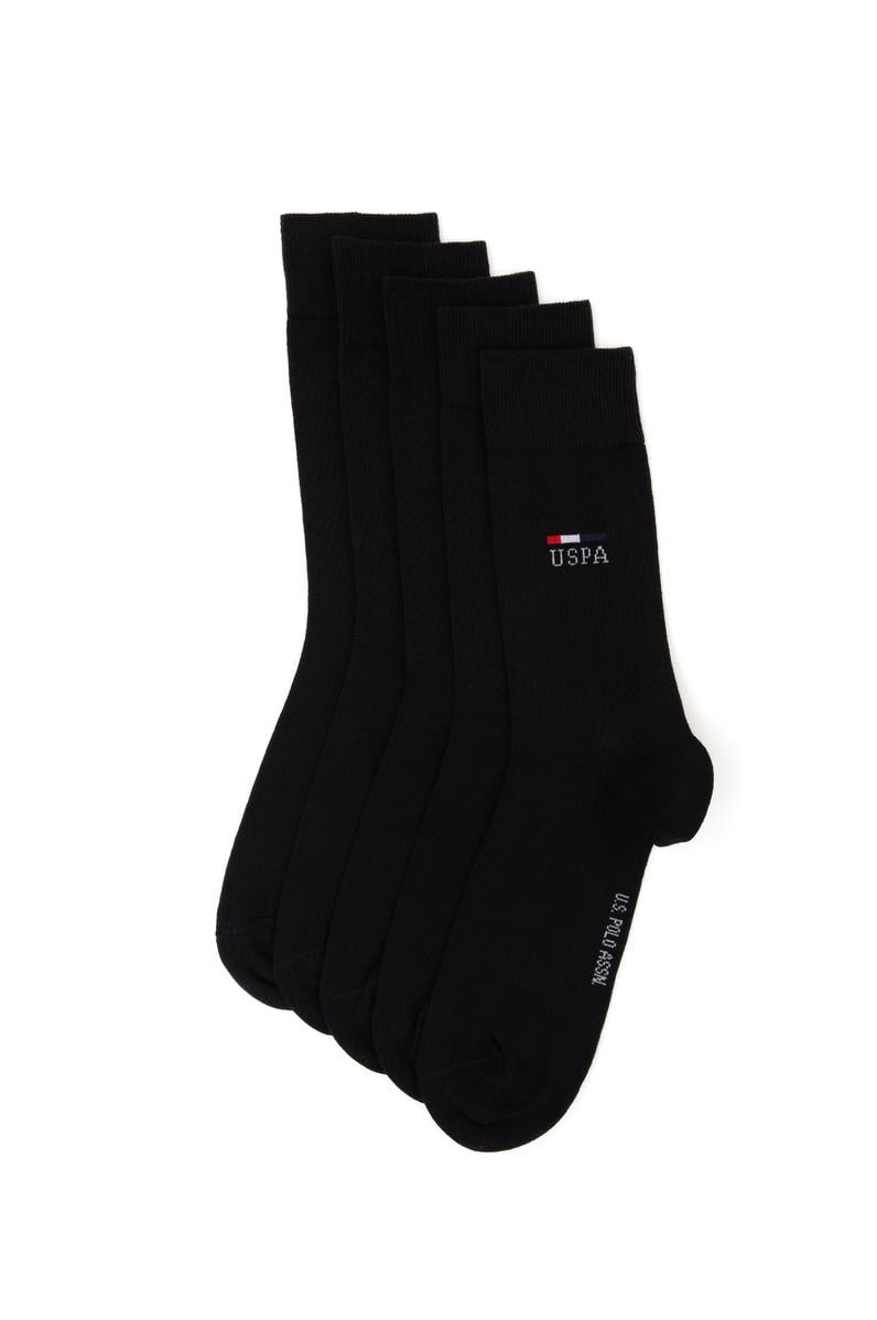 Erkek Siyah 5'li Soket Çorap