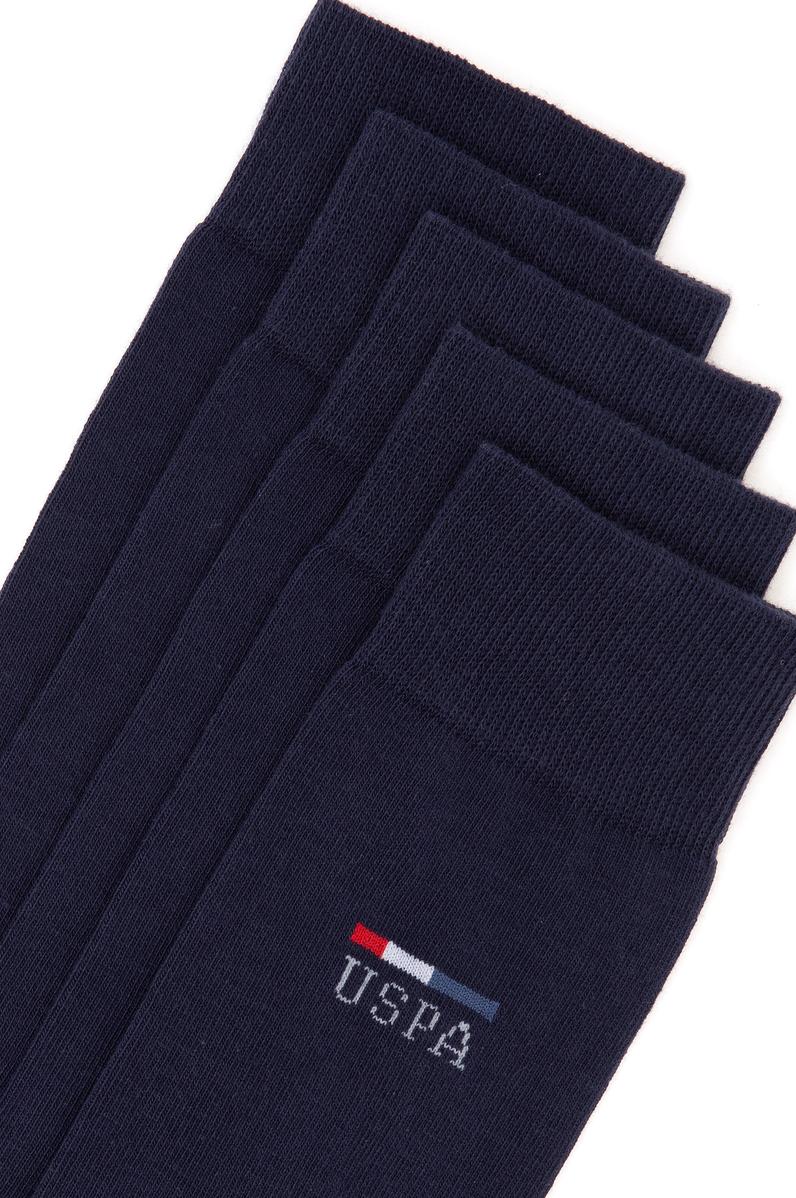 Erkek Lacivert 5'li Soket Çorap