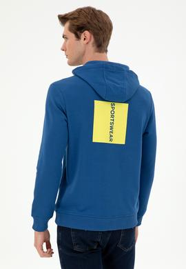 Erkek İndigo Sweatshirt - 50293359027