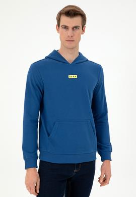 Erkek İndigo Sweatshirt - 50293359027