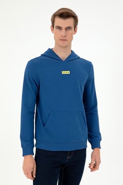Erkek İndigo Sweatshirt