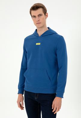 Erkek İndigo Sweatshirt - 50293359027