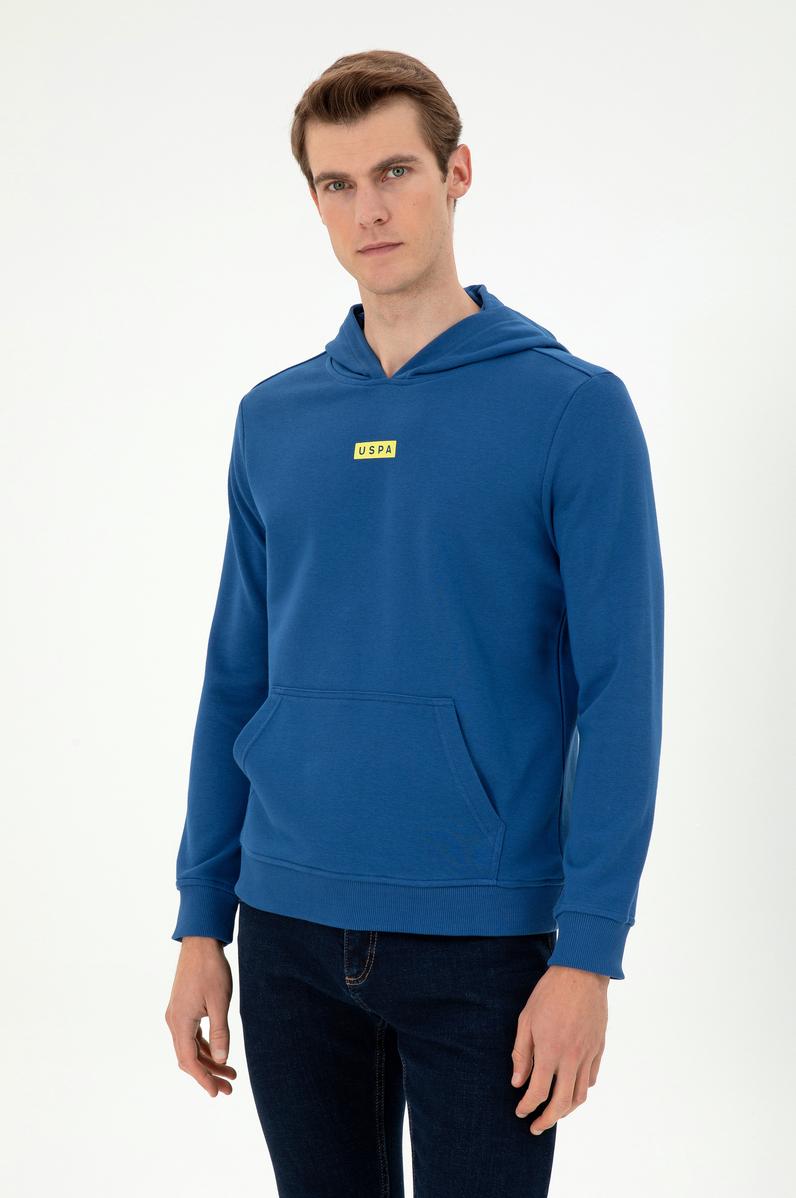 Erkek İndigo Sweatshirt