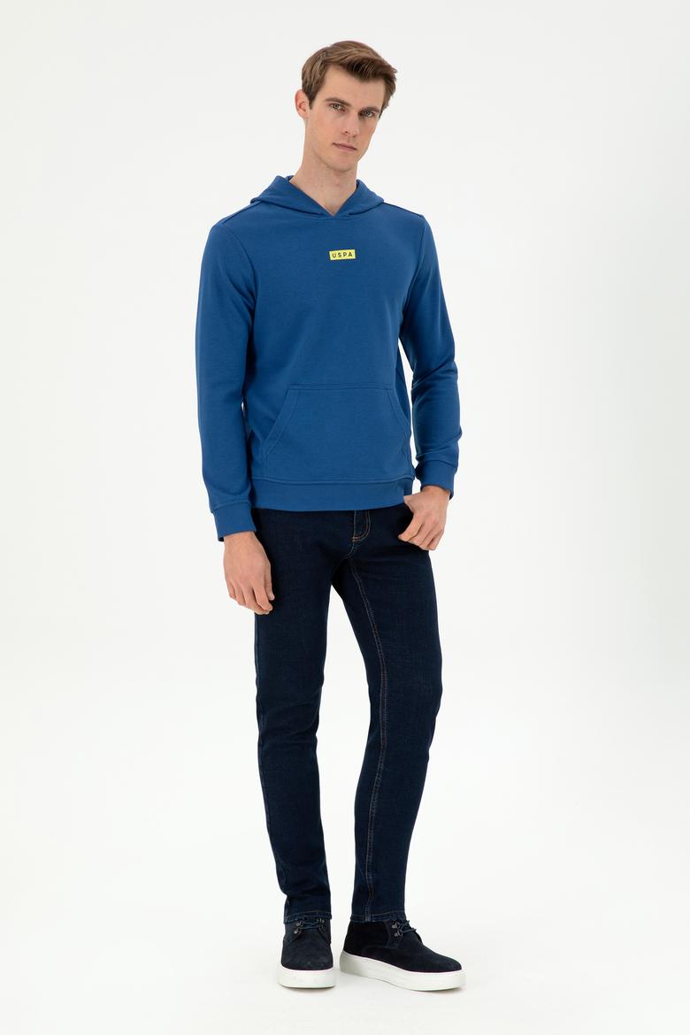 Erkek İndigo Sweatshirt - 50293359027