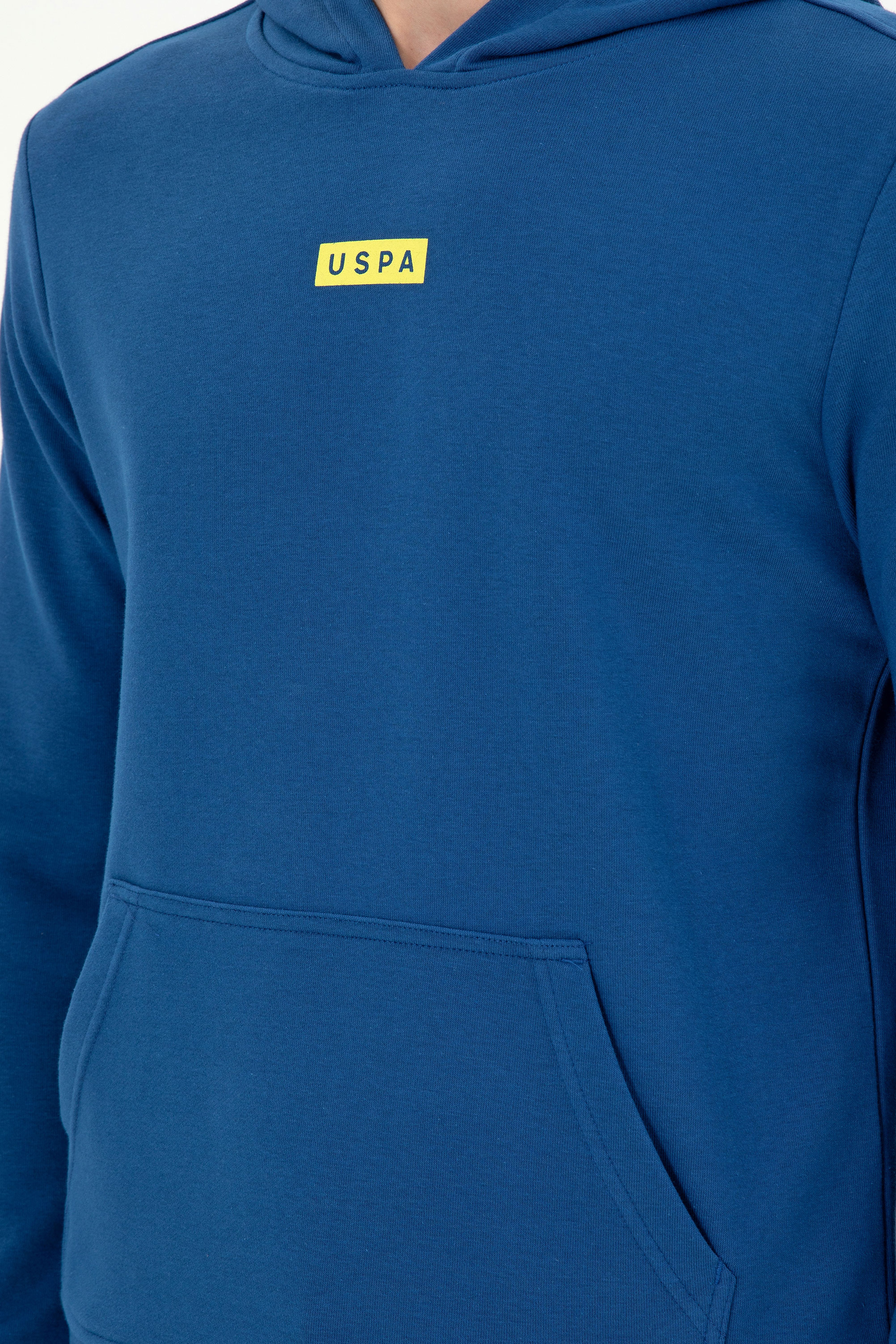 Erkek İndigo Sweatshirt - Image 7
