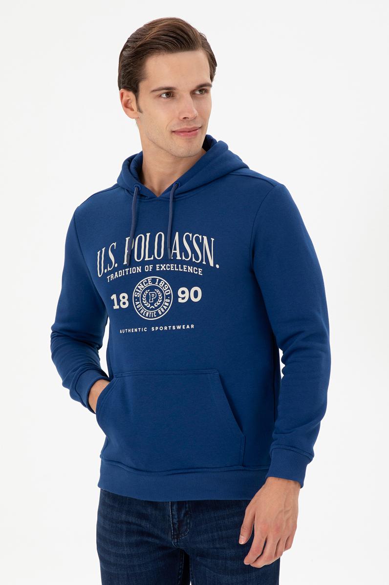 Erkek İndigo Sweatshirt