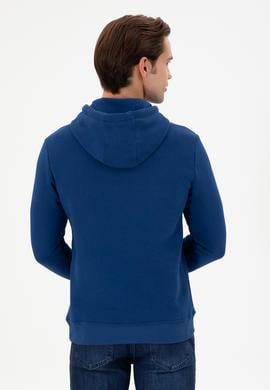 Erkek İndigo Sweatshirt - 50293446016