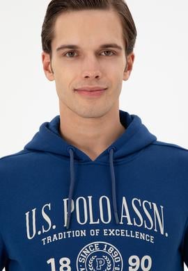 Erkek İndigo Sweatshirt - 50293446016