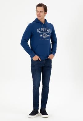 Erkek İndigo Sweatshirt - 50293446016