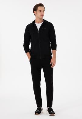 Erkek Siyah Örme Hırka - 50293412039