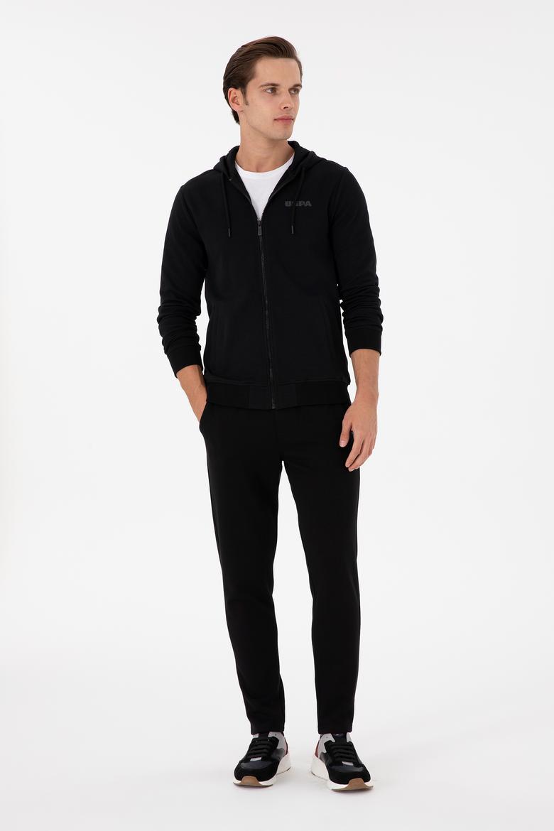 Erkek Siyah Örme Hırka - 50293412039