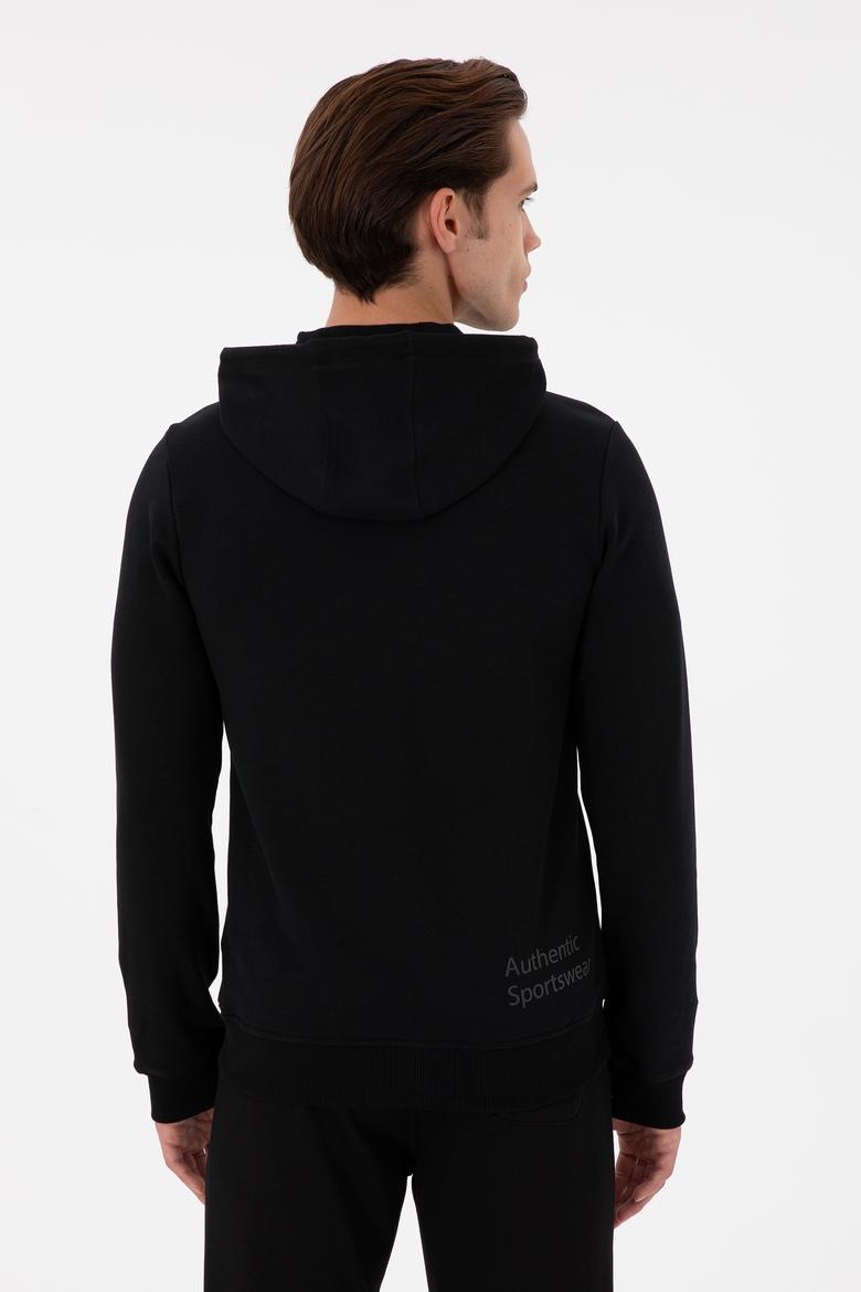 Erkek Siyah Örme Hırka - 50293412039