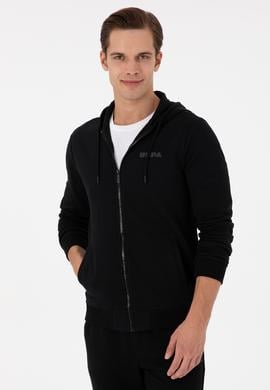 Erkek Siyah Örme Hırka - 50293412039