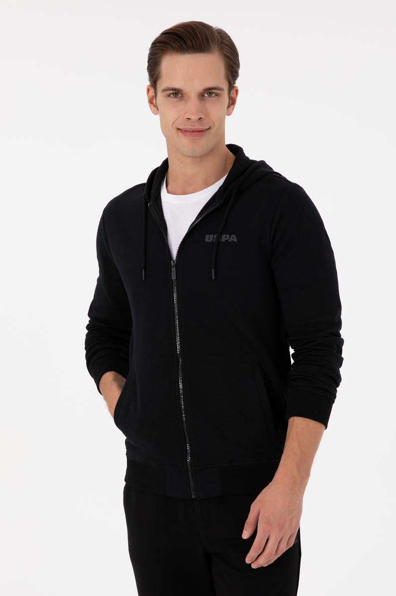 Erkek Siyah Örme Hırka