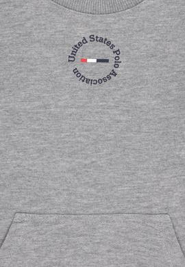 Erkek Çocuk Gri Melanj Basic Bisiklet Yaka Sweatshirt - 50293592009