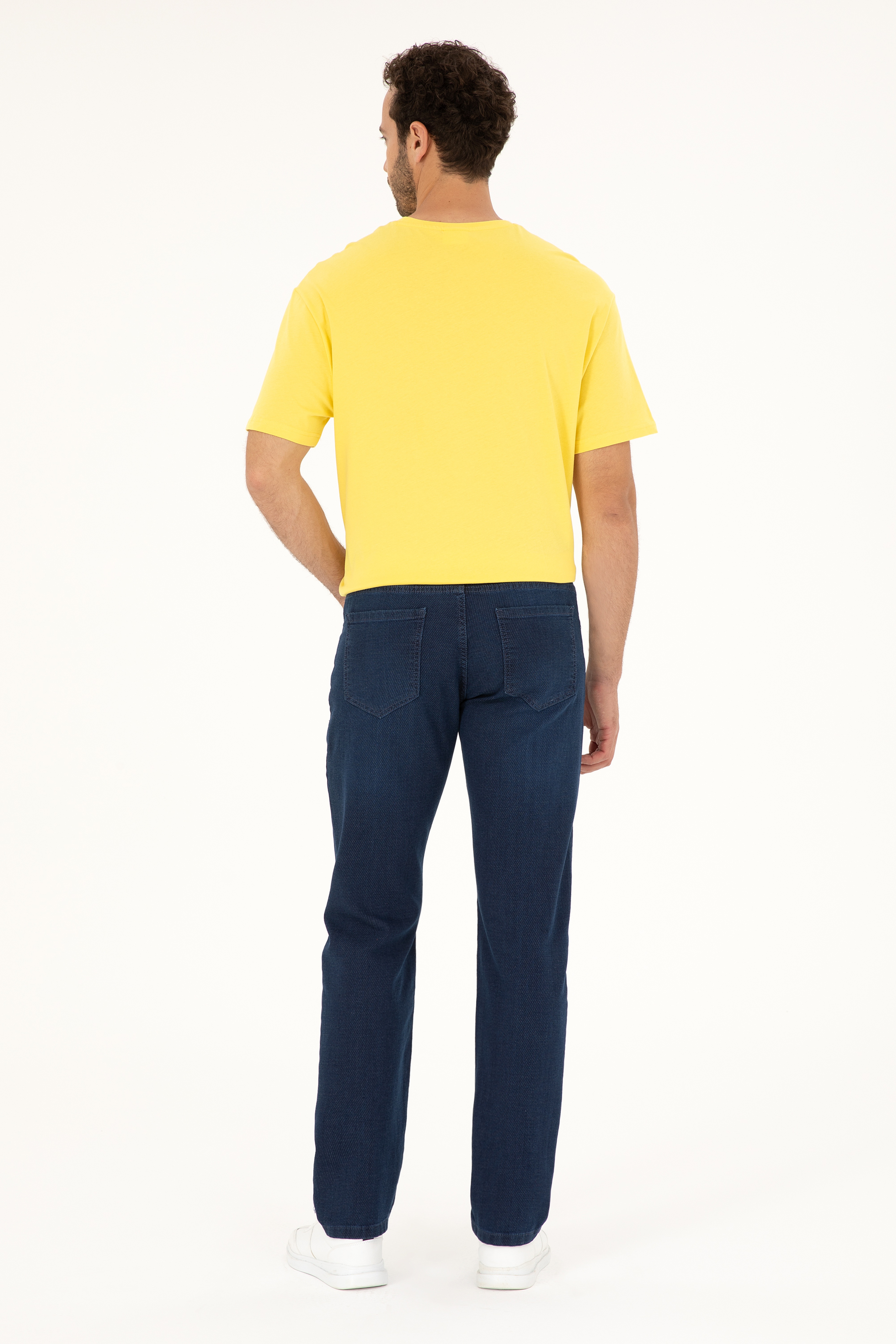 Erkek Mavi Jean Pantolon - Image 4