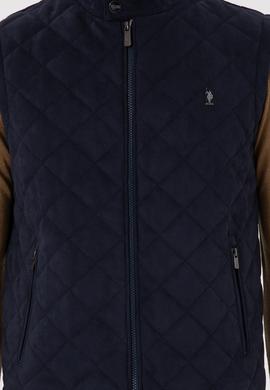 Erkek Lacivert Deri Ceket - 50297244014