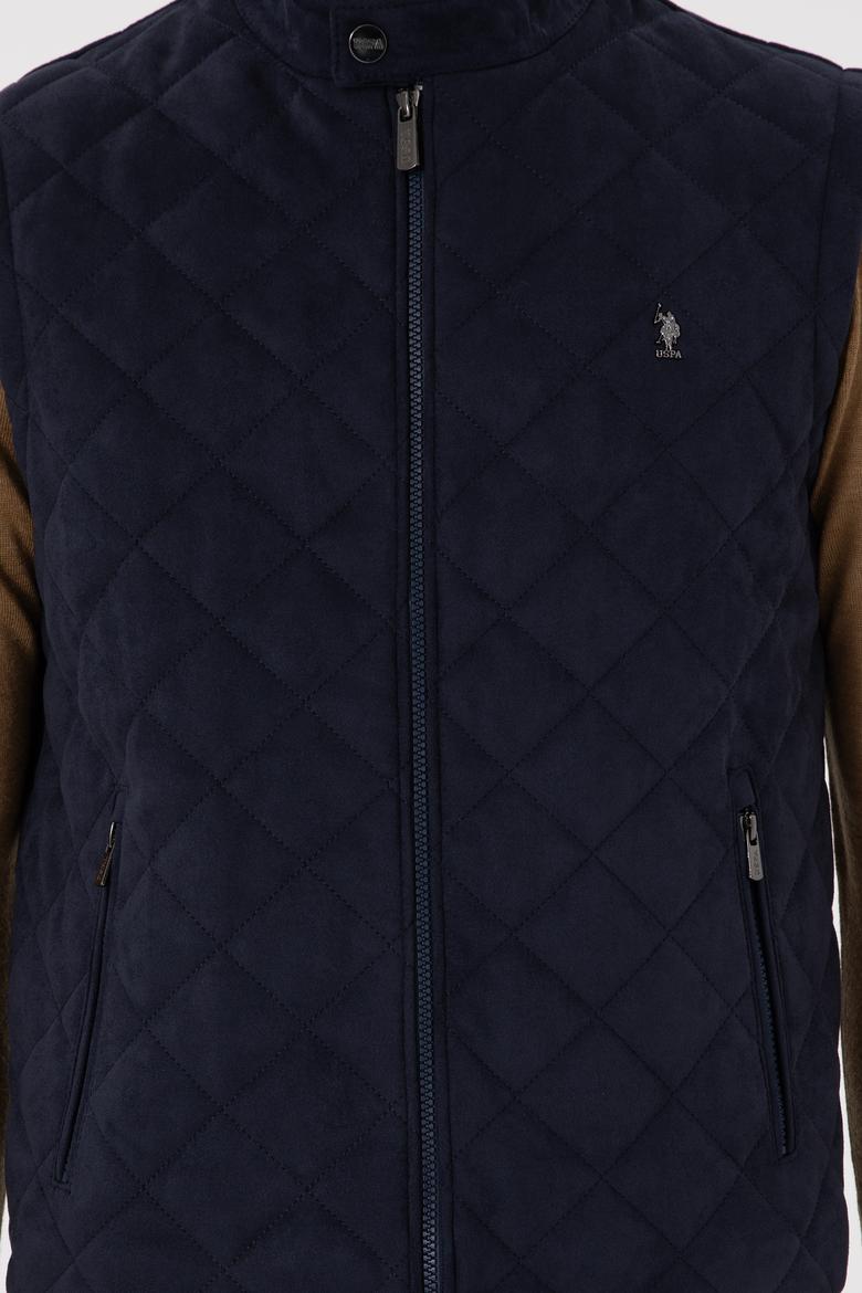 Erkek Lacivert Deri Ceket - 50297244014