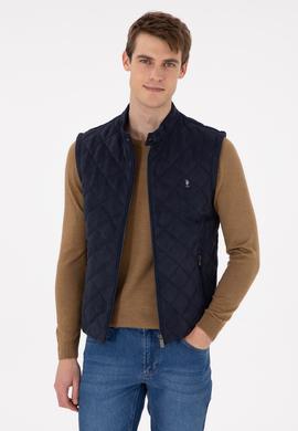 Erkek Lacivert Deri Ceket - 50297244014