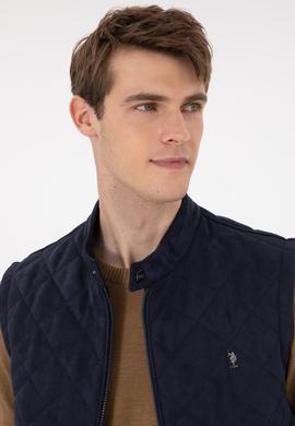 Erkek Lacivert Deri Ceket - 50297244014