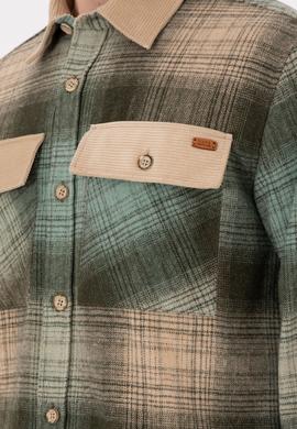 Erkek Haki Uzun Kollu Gömlek - 50296047017