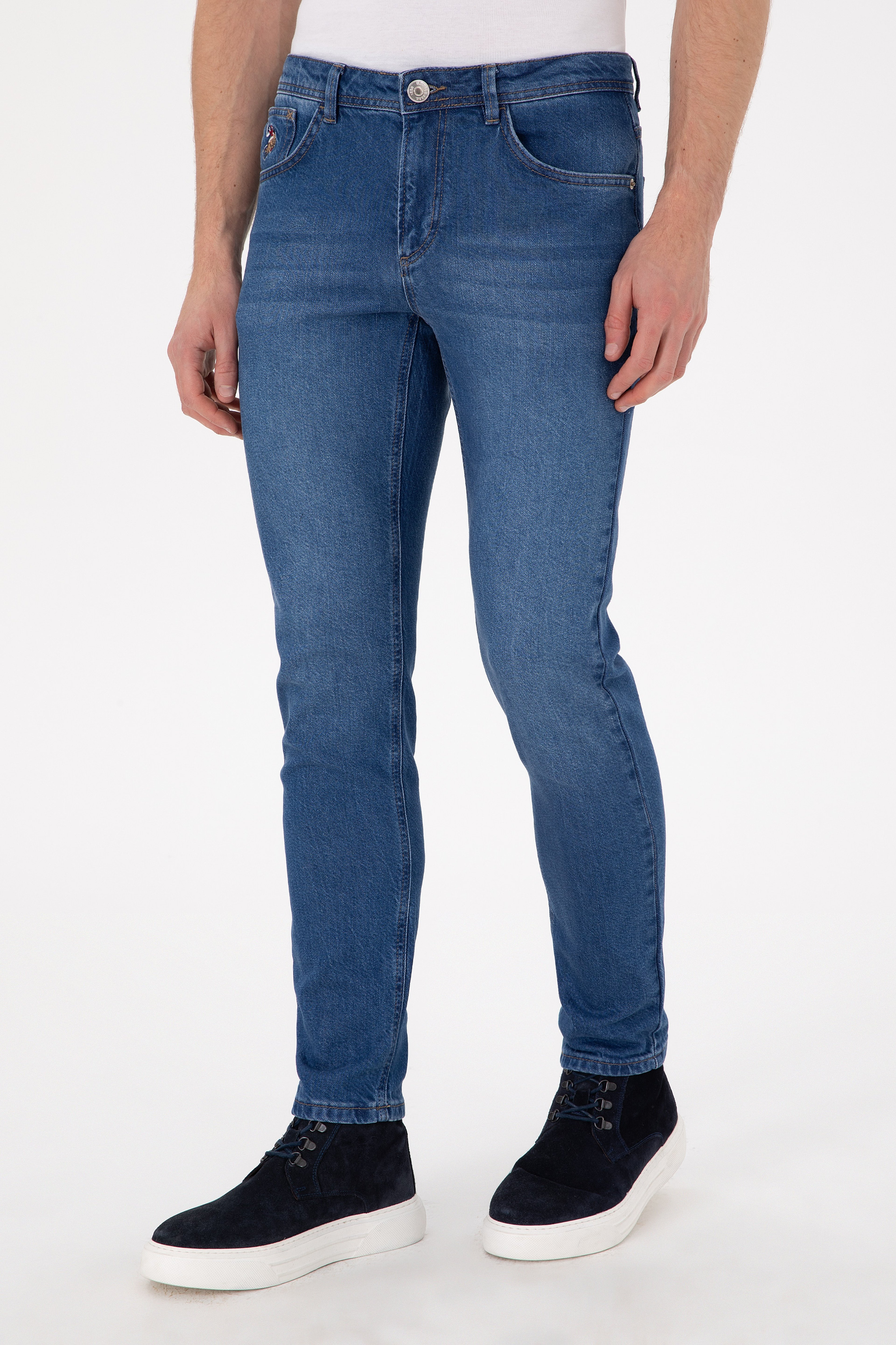 Erkek Mavi Jean Pantolon - Image 2