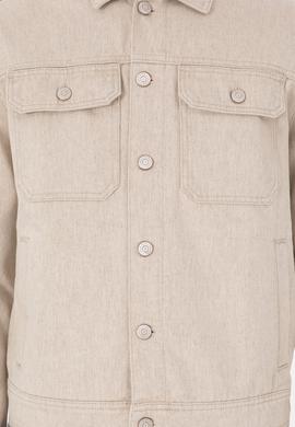 Erkek Bej Jean Gömlek - 50289547009