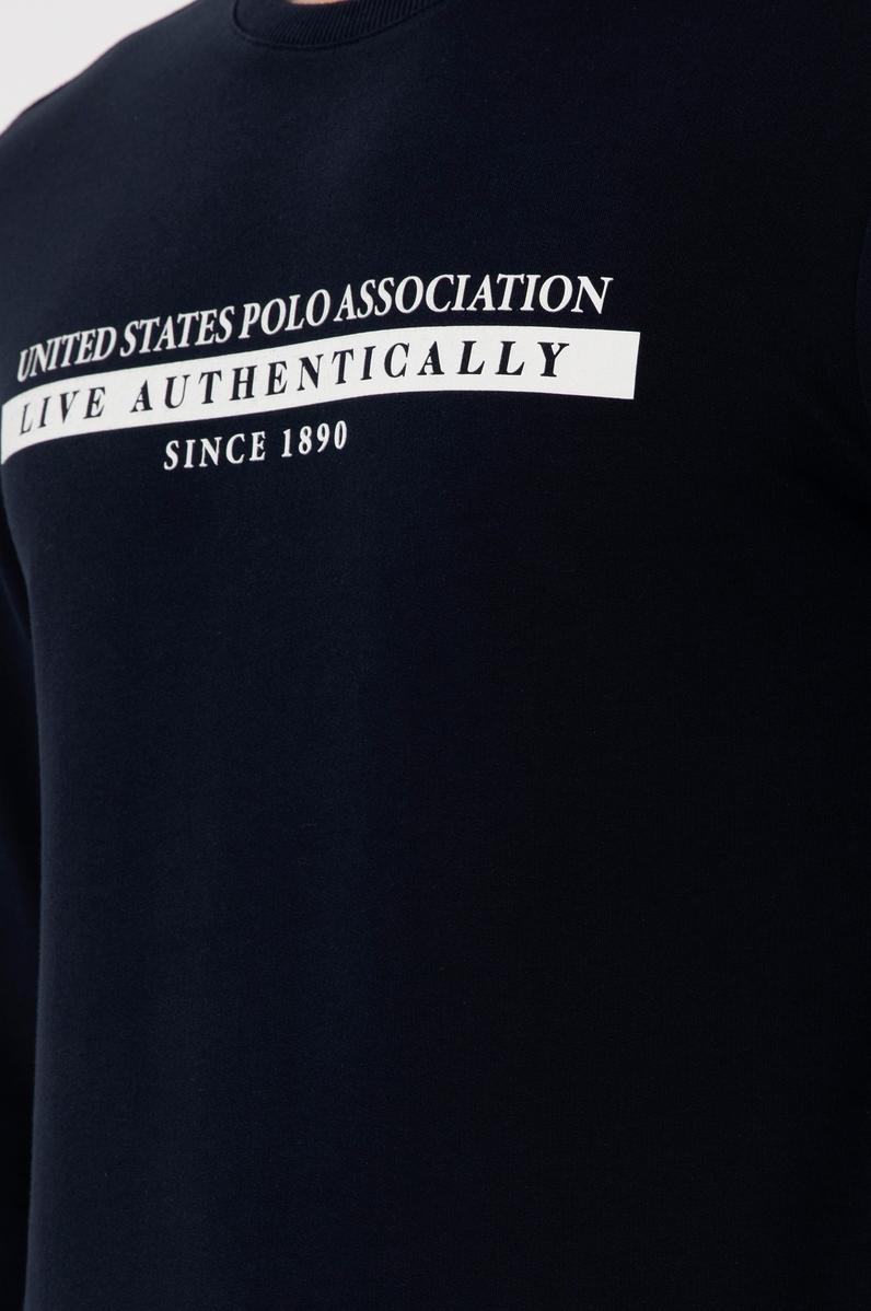 Erkek Lacivert Sweatshirt