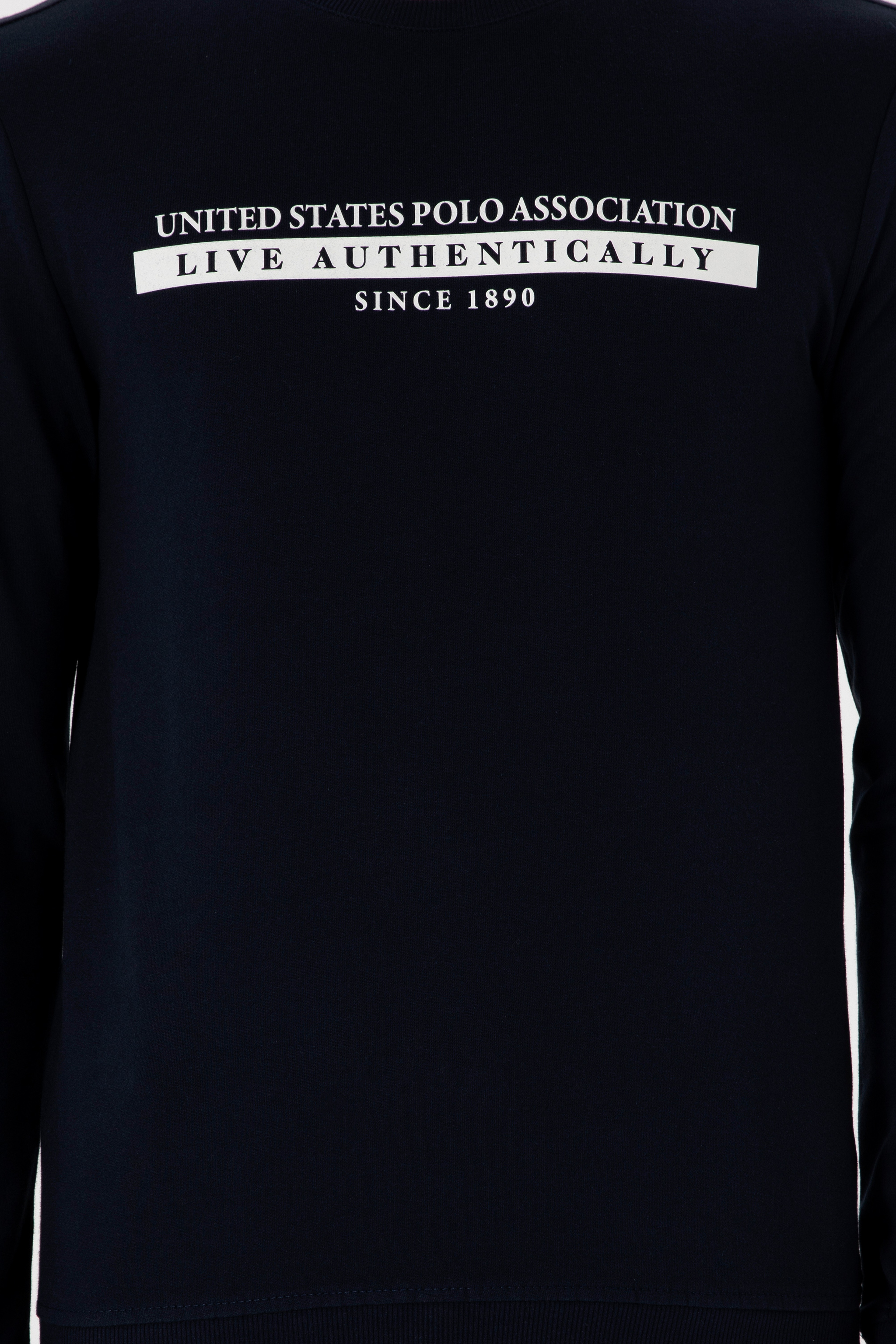 Erkek Lacivert Sweatshirt - Image 6