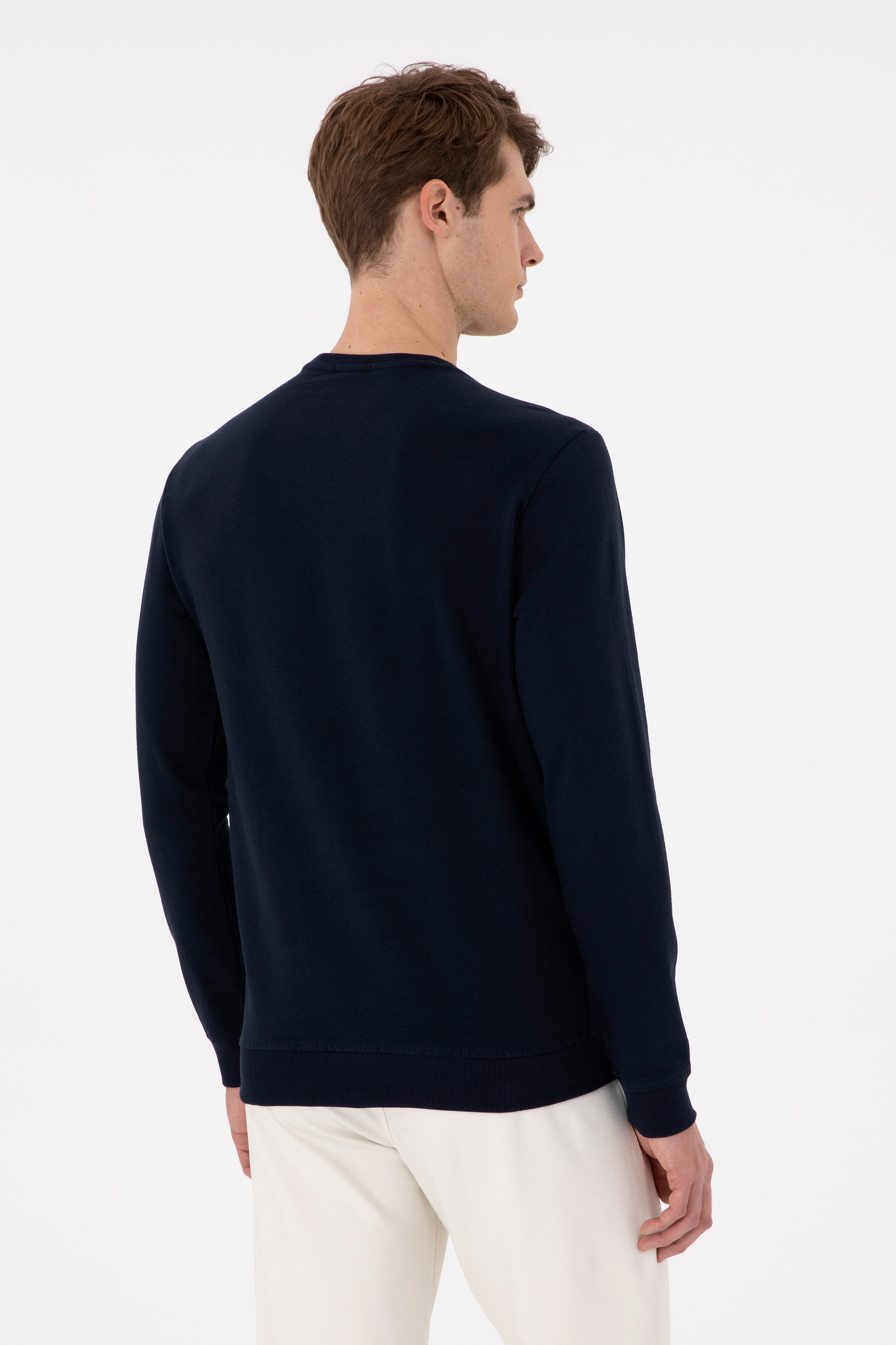 Erkek Lacivert Sweatshirt