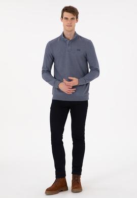 Erkek Lacivert Sweatshirt - 50290772034