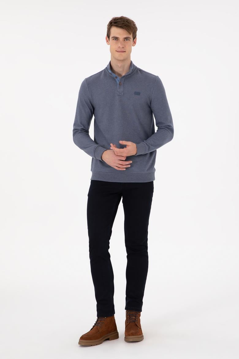 Erkek Lacivert Sweatshirt - 50290772034