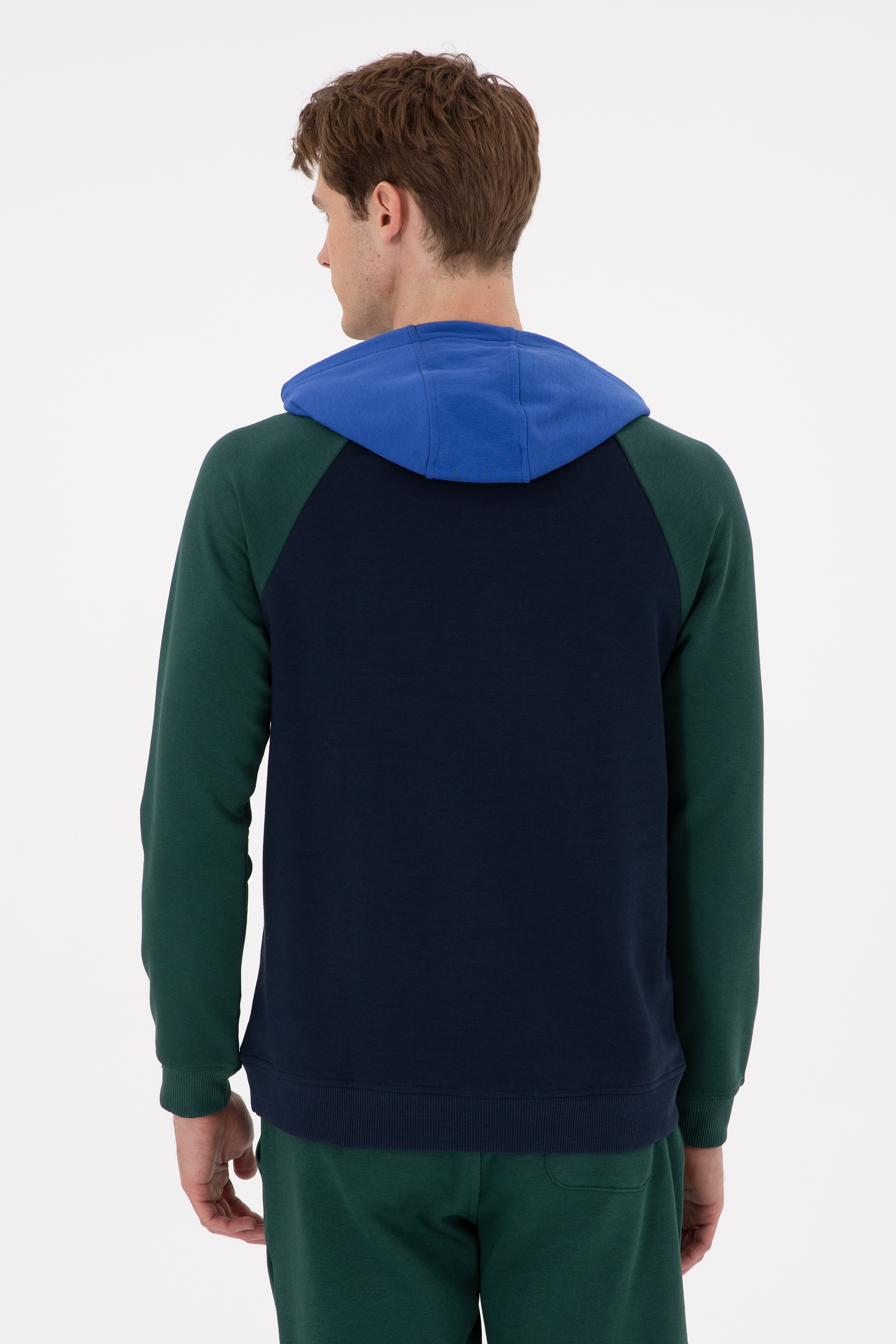 Erkek Lacivert Sweatshirt - Image 5