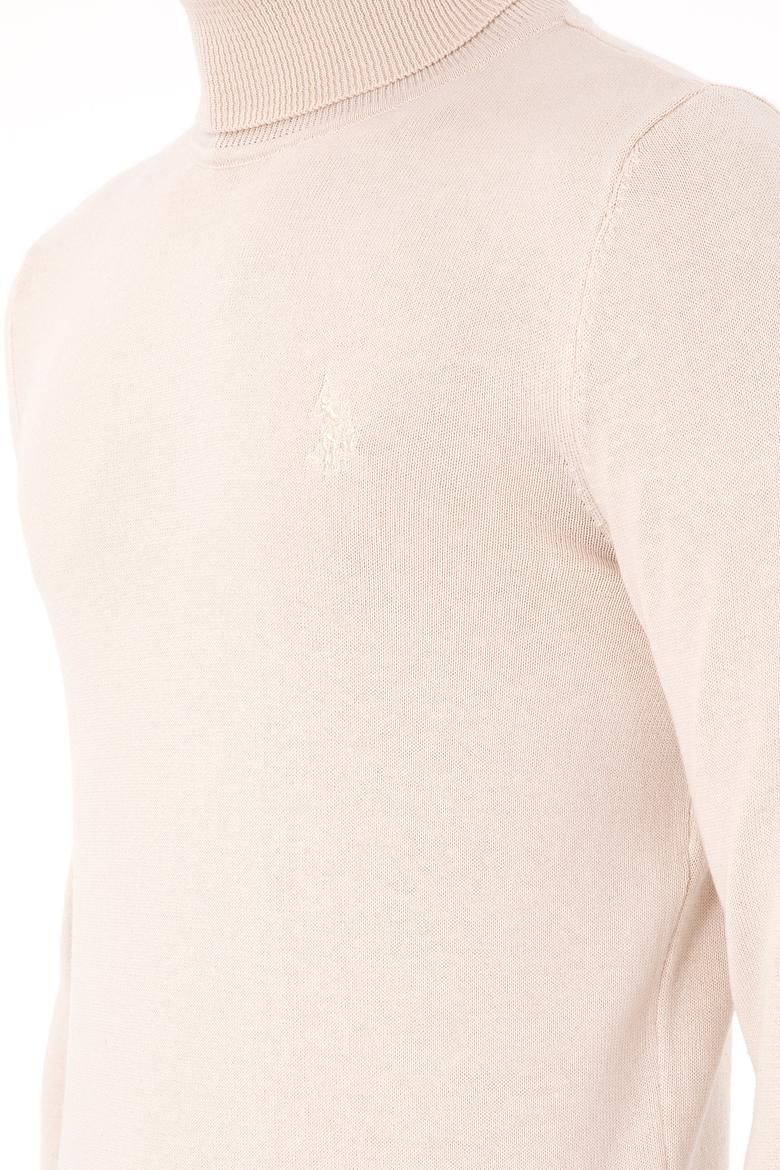 Erkek Krem Melanj Basic Kazak - 50294781105