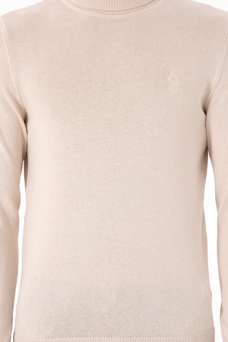 Erkek Krem Melanj Basic Kazak - 50294781105