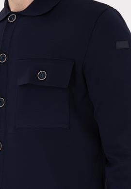 Erkek Lacivert Triko Hırka - 50294169007