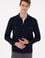 Erkek Lacivert Triko Hırka