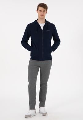 Erkek Lacivert Örme Hırka - 50293412011