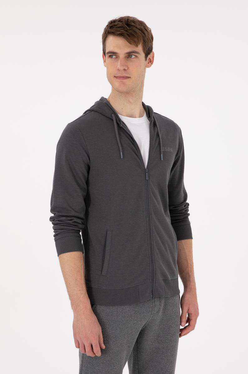 Erkek Antrasit Örme Hırka