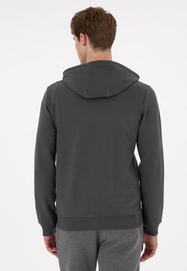 Erkek Antrasit Örme Hırka - 50293412028