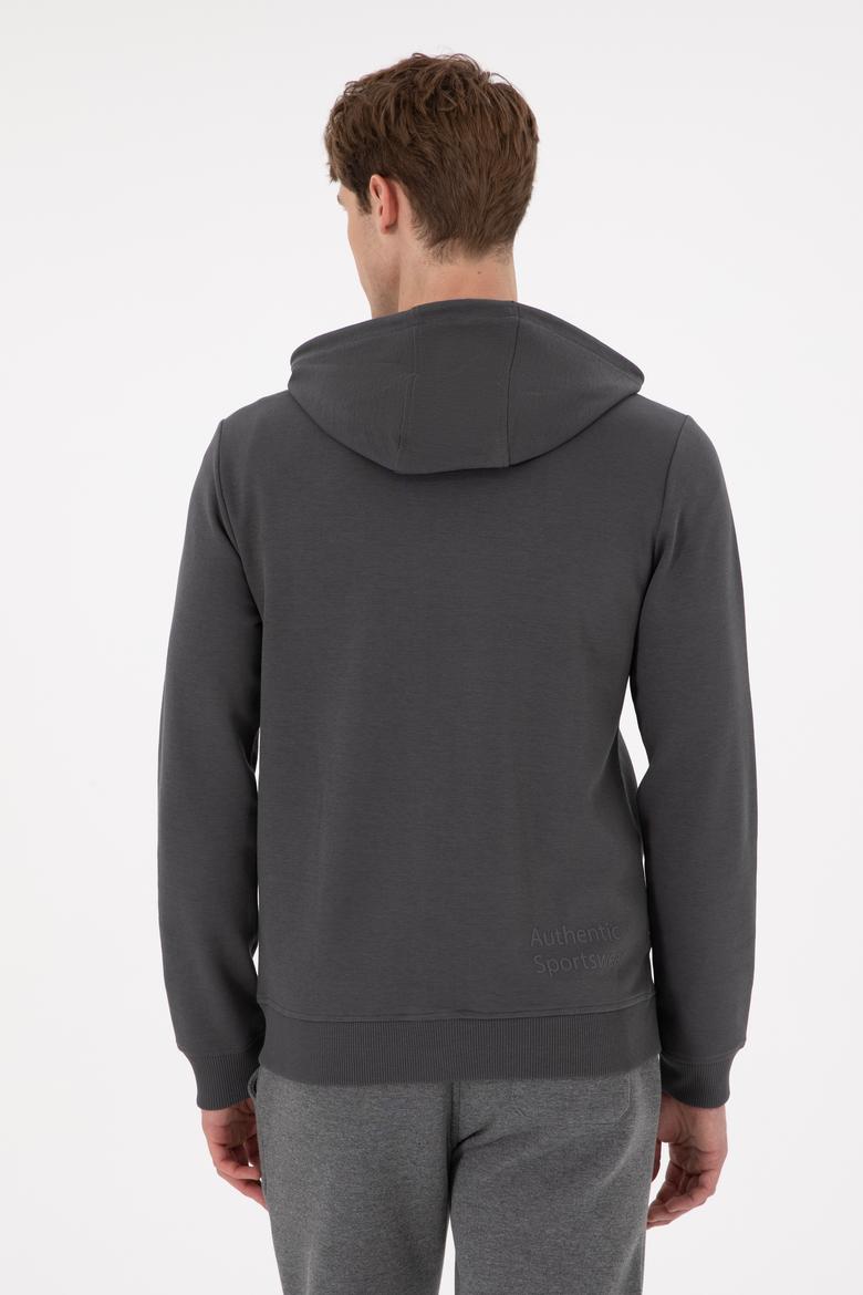 Erkek Antrasit Örme Hırka - 50293412028