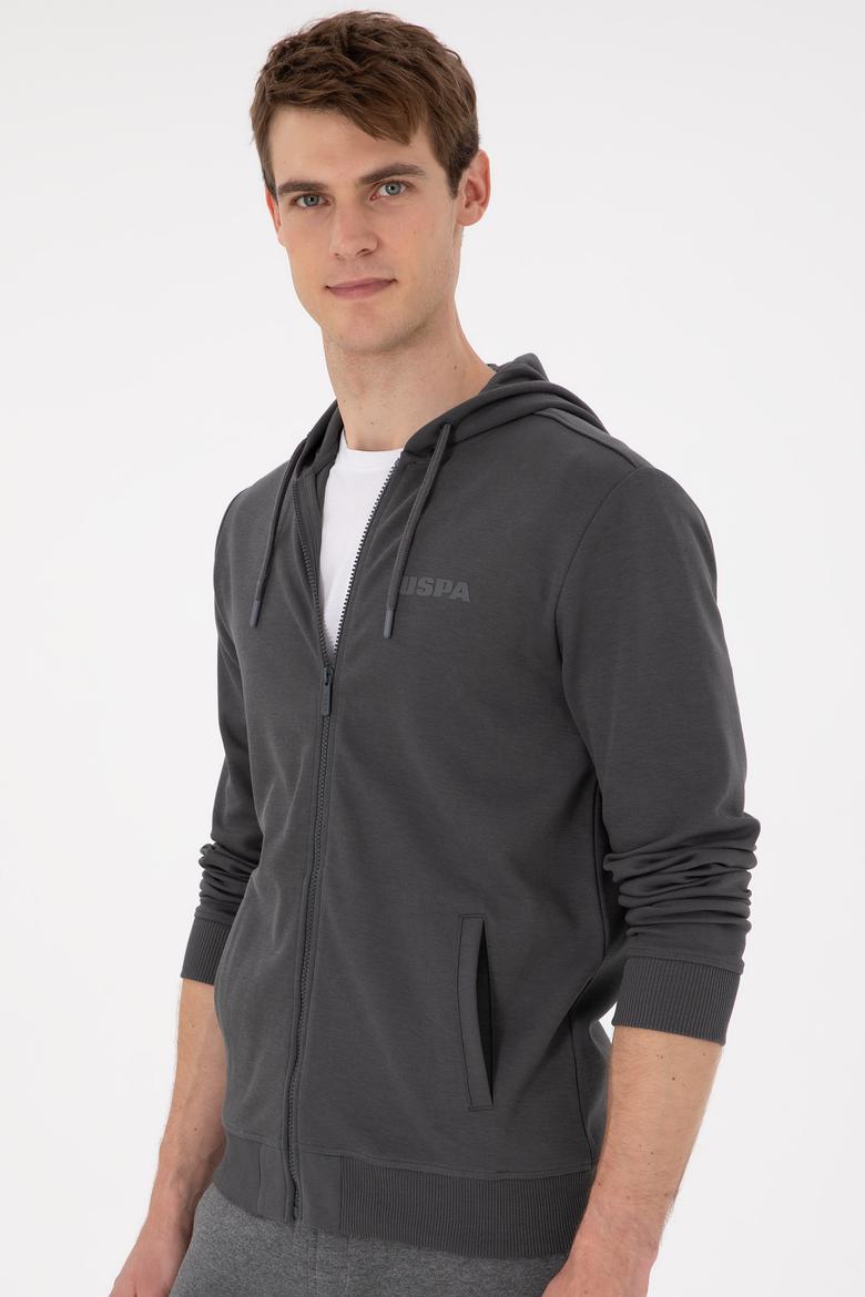 Erkek Antrasit Örme Hırka - 50293412028