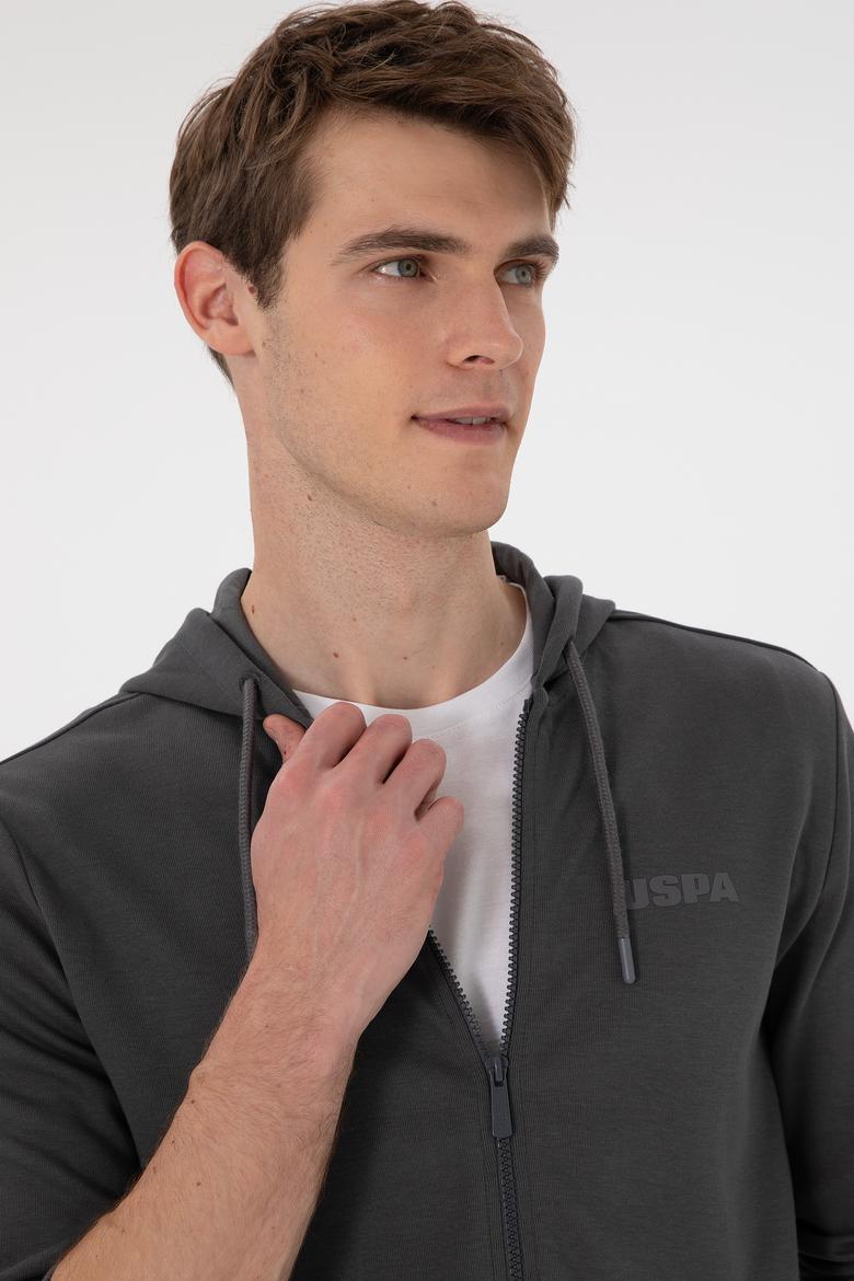 Erkek Antrasit Örme Hırka - 50293412028