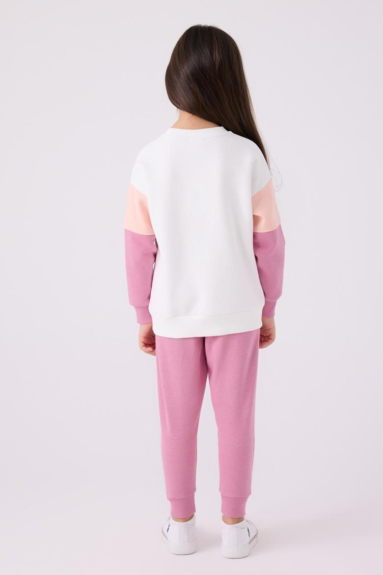 Kız Çocuk Krem Pijama Takımı - 50299749004